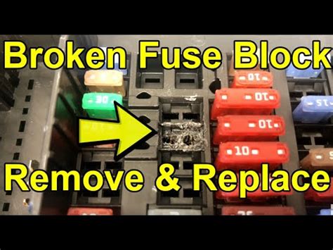 [HOW TO] Remove & Replace Interior Fuse Block 